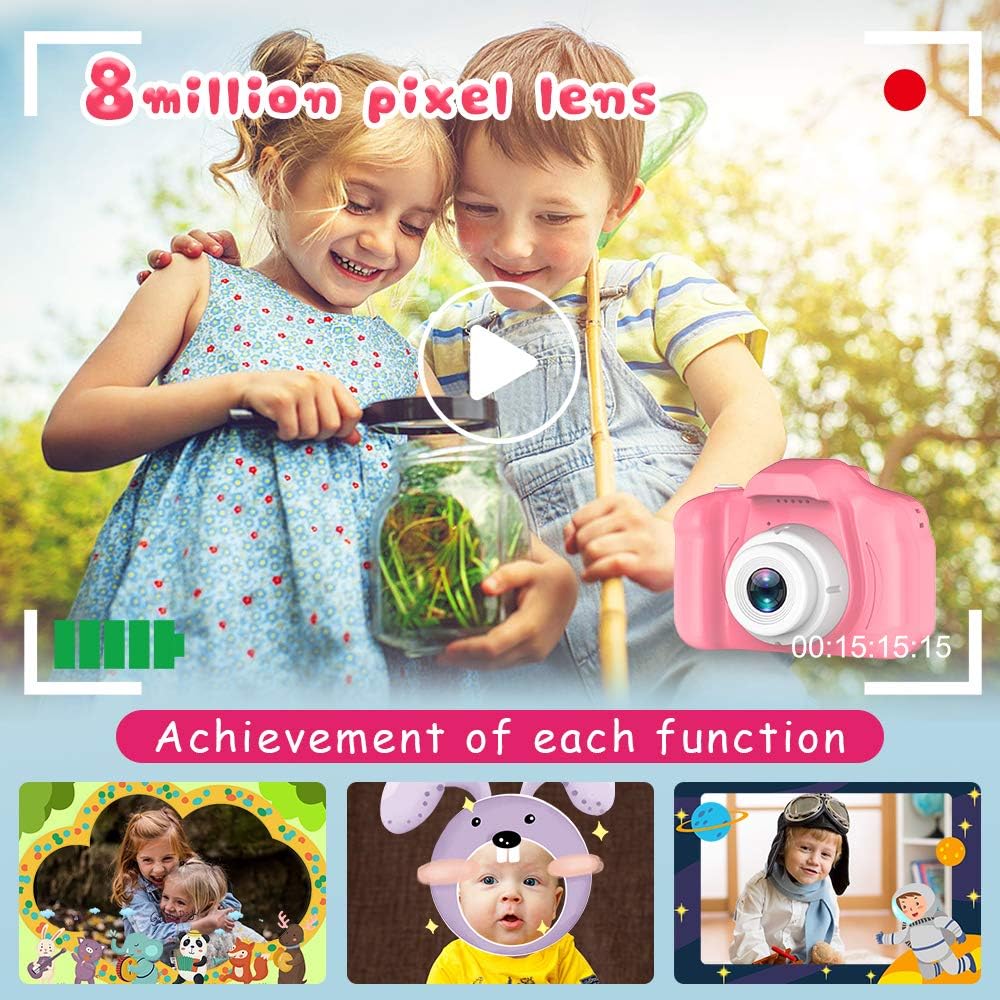 Cámara selfie infantil de video digital HD Seckton