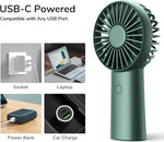 Ventilador Portátil JISULIFE Recargable 3 Velocidades