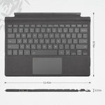 Teclado Bluetooth Rii para Surface Pro 8/9/X con Touchpad
