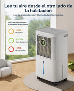 Deshumidificador Dravonic DA121, de 2500 ft , 34 pintas, Temporizador