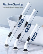 Limpiador Inalámbrico Cepillo Impermeable IPX7 para Piso LABIGO