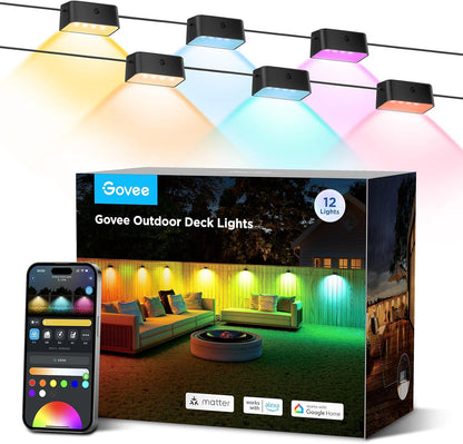 Luces de Cerca Govee H6078, Multicolor con Control Inteligente, IP65