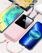 Batería portátil carga rápida cable IOS y C (USADO)