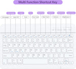 Funda para iPad de 11" con teclado Bluetooth desmontable