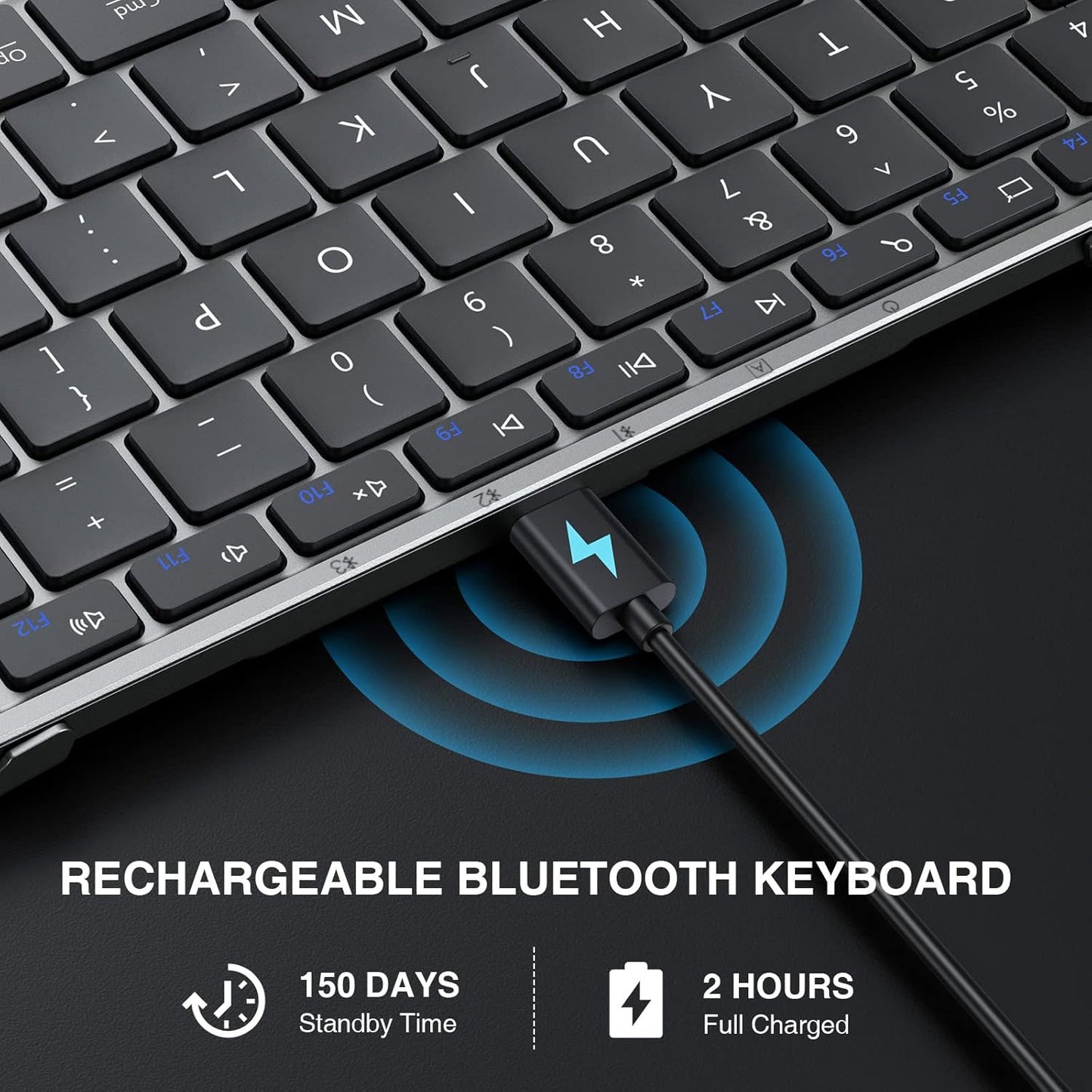 ProtoArc  - Teclado Bluetooth plegable, XK01.