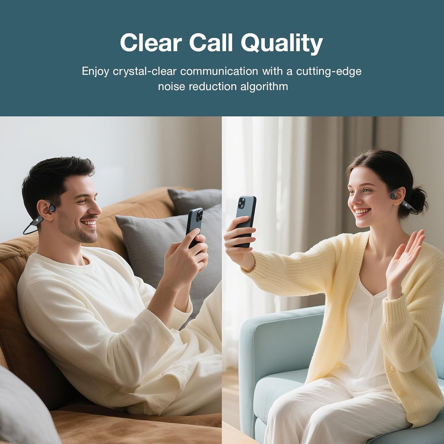 Auriculares de conducción ósea, inalámbricos Bluetooth USADO