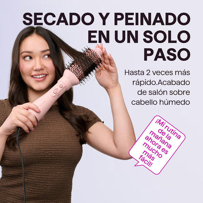 Cepillo secador Wavytalk Air Sculpt, 5 cabezales, volumen y alisa.