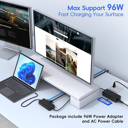 Base de expansión USB-C Estación de acoplamiento 12-1