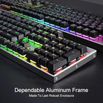 Teclado inalámbrico para juegos, RGB, Redragon, BT/2.4Ghz.