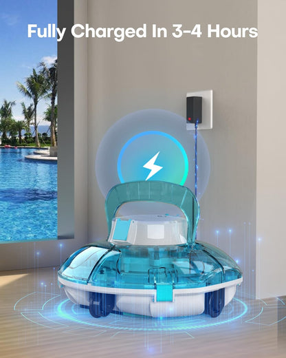 Limpiador Robótico Inalámbrico para Piscinas, WINNY POOL CLEANER.(USADA)