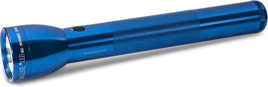 Lampara Maglite LED, de 3 celdas, cuerpo de aluminio azul.