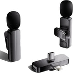 2 mini micrófonos inalámbricos de solapa Lavalier