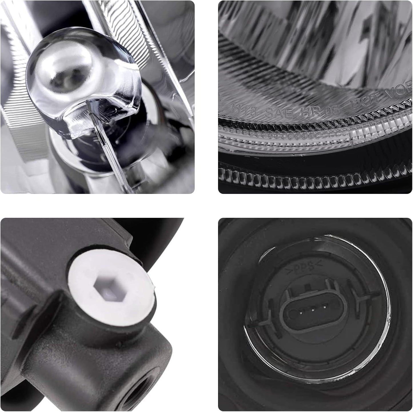 Faro Derecho/Pasajero DEPO Compatible con Jeep Patriot 2007-2017