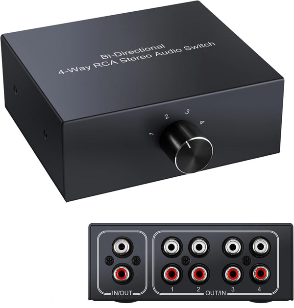 Conmutador de Audio estéreo bidireccional L/R (USADO)