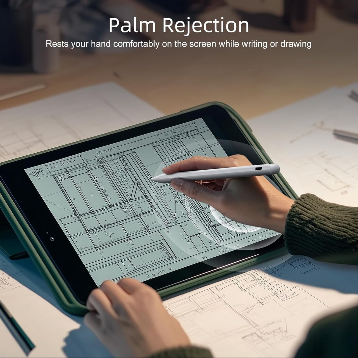 JAMJAKE Lápiz Capacitivo para iPad modelos 2018 en adelante