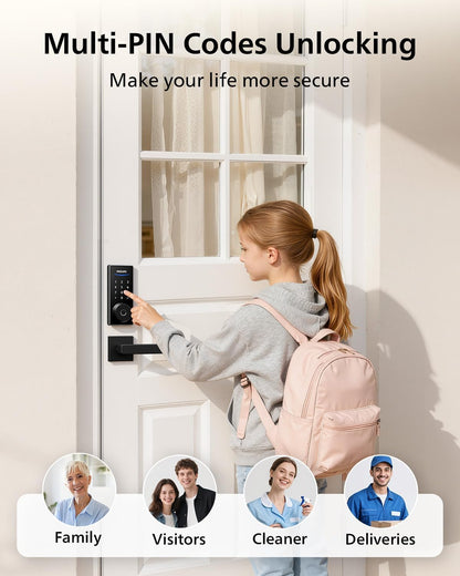 Cerradura inteligente Philips, control por app, Apple Home, Alexa y Google.