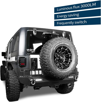 Luces traseras Wrangler (07-18) con luz de freno y señal de giro