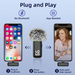 NPTCL - Micrófono inalámbrico para iPhone Android.