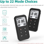 Electroestimulador Muscular EMS Recargable Masajeador Pads