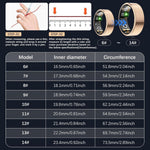 Anillo de seguimiento inteligente de salud y fitness talla #6