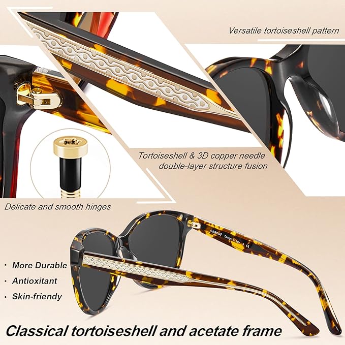 Gafas de sol, Carfia, Redondas, 100% Protección UV. (USADO)