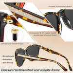 Gafas de sol, Carfia, Redondas, 100% Protección UV. (USADO)