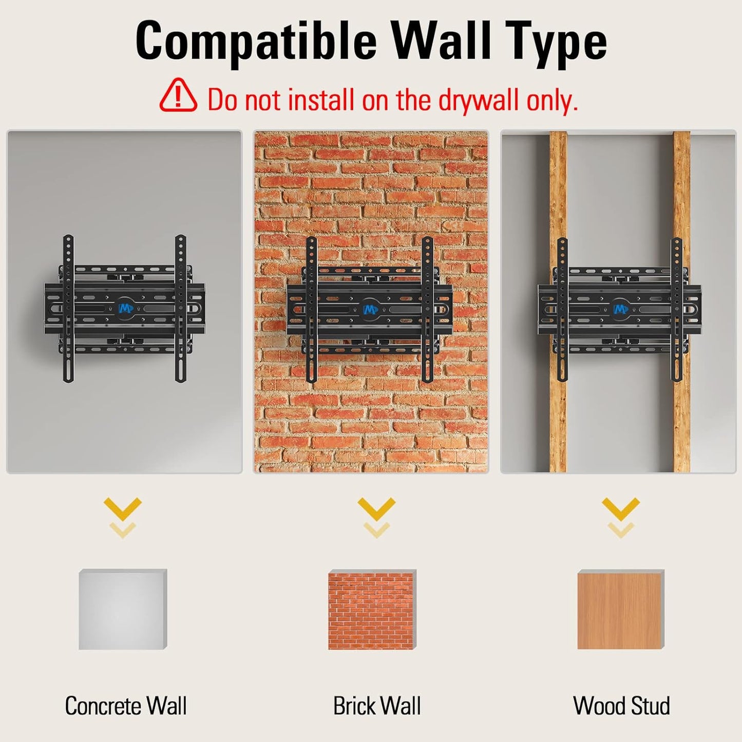 Mounting Dream Soporte de pared para televisor, 32 a 55", (USADO).