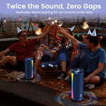 Altavoz Bluetooth 5.4,360° Sonido Estéreo DOTN