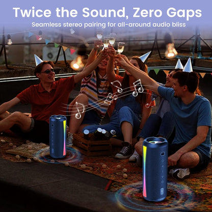 Altavoz Bluetooth 5.4,360° Sonido Estéreo DOTN
