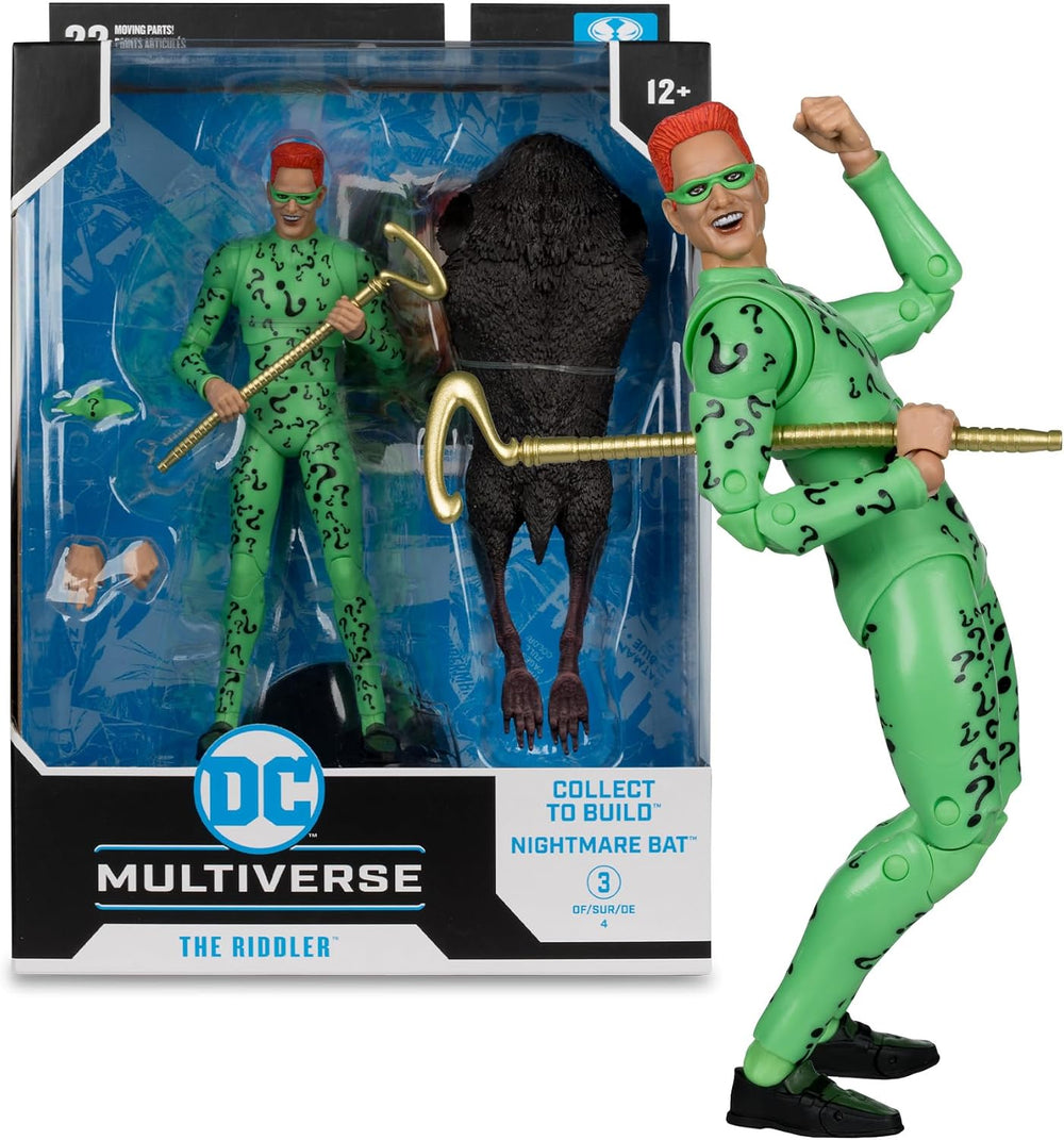 Figura McFarlane DC Multiverse The Riddler Batman (CAJA ABIERTA)