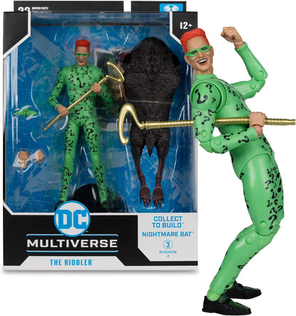 Figura McFarlane DC Multiverse The Riddler Batman (CAJA ABIERTA)