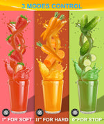 Extractor para jugos de 600 W, centrífugo para frutas y verduras.