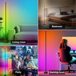 Lámpara de piso, Led Rgb Inteligente, Control Remoto, Miortior.