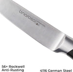 Linoroso, cuchillo de cocina de 3.5", acero al carbono aleman.(USADO)