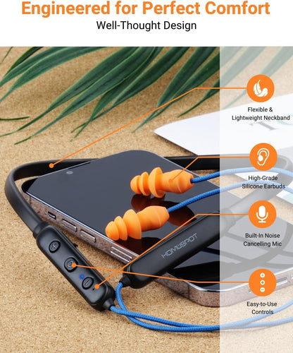 Auriculares Inalámbricos con Reducción de Ruido, Bluetooth 5.1.