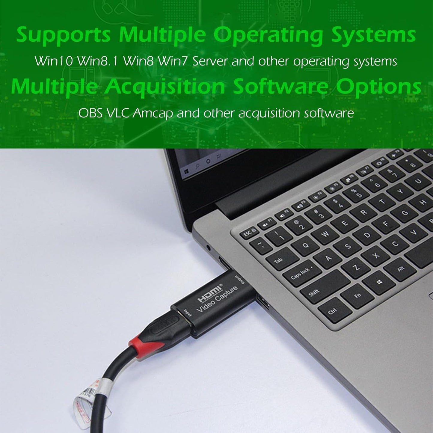 Tarjeta de captura de video HDMI 4K.
