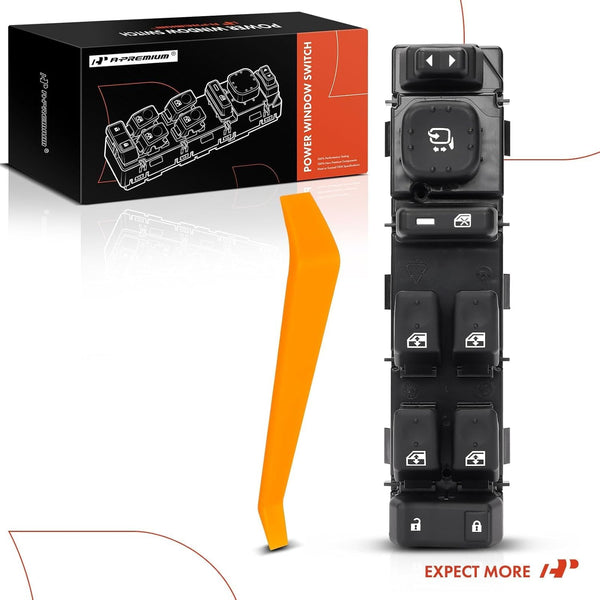 Interruptor de ventana eléctrica con espejos plegables, A-Premium.