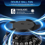 Bombillas LED para faros delanteros, H8, H9, H11, 6500K.