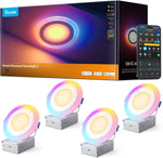 Iluminación empotrada inteligente Govee H601E de 4", Comp. Alexa