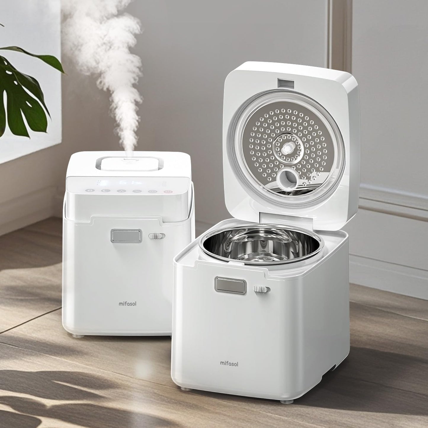 Humidificador, vapor caliente, acero inoxidable, MIFASOL (USADO).