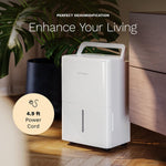 Deshumidificador Wi-Fi, 8 pintas, control avanzado, Homelabs (USADO)