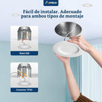 Luces empotrables Amico 24 Pack 5/6", 5CCT borde deflector blanco