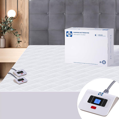 Cubrecolchón Eléctrico King Sealy Impermeable Acolchado