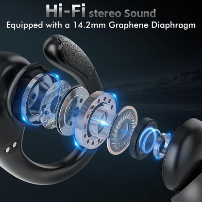 Auriculares inalámbricos Bluetooth T16, Impermeables IPX7.