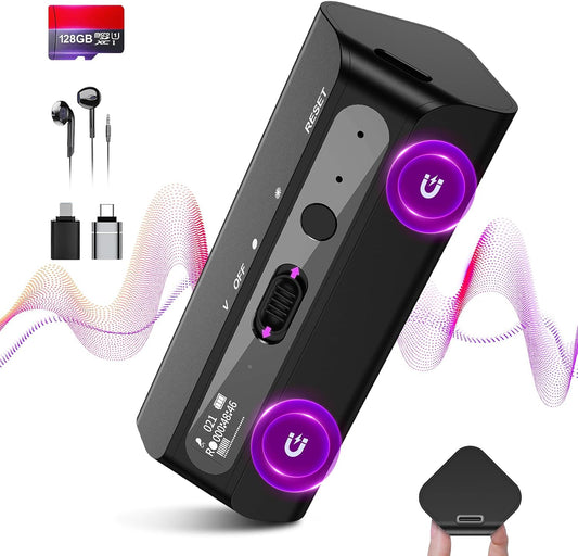 Grabadora de voz digital, con triple reducción de ruido, 9800Hrs.