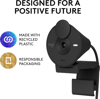 Logitech Brio 301 Cámara Web Obturador de privacidad (USADO)