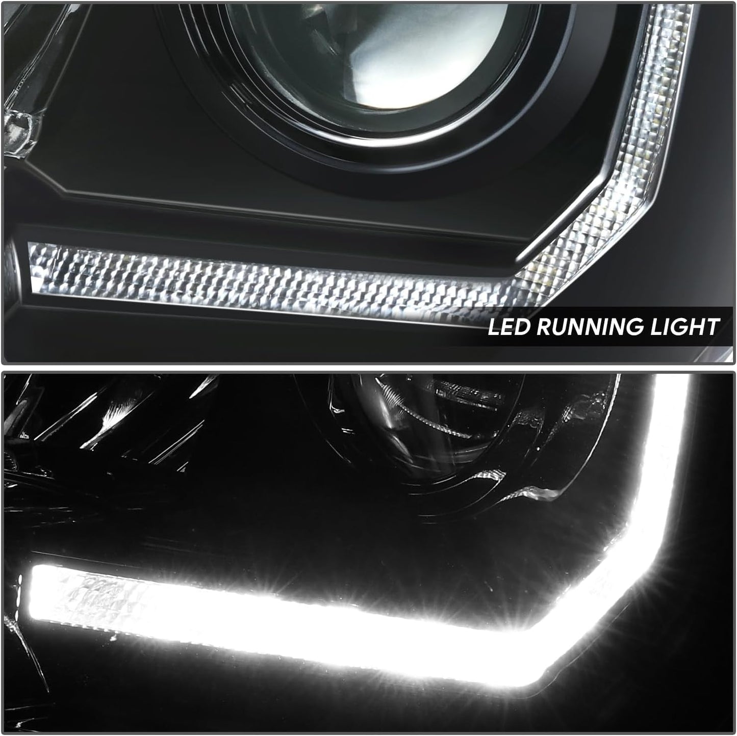 Faros Delanteros compatibles con Tacoma 2016-2023, halógeno.