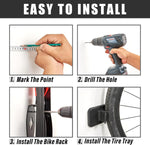 Soporte giratorio de pared para bicicleta, Wallmaster BIKEPAL.