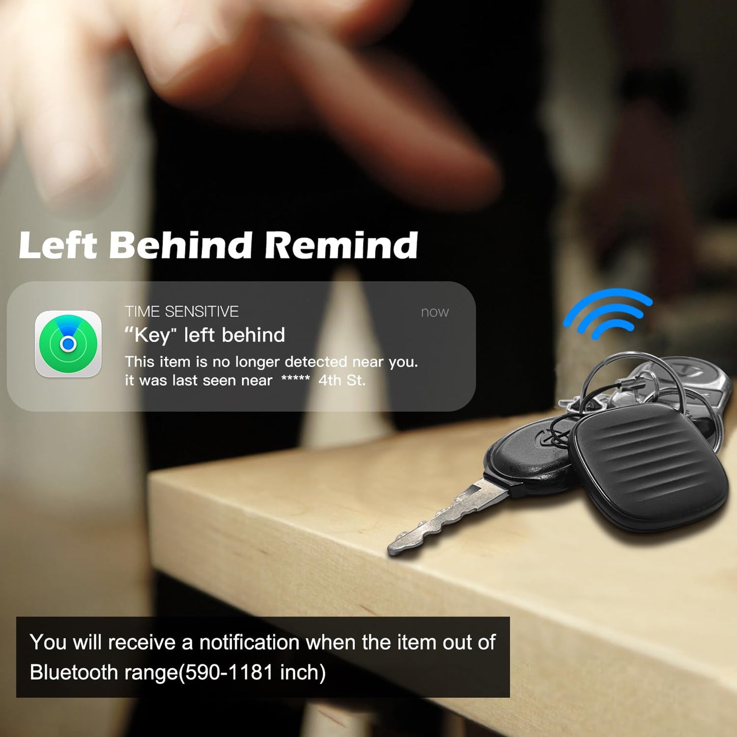 Rastreador inteligente compatible con Apple Find My