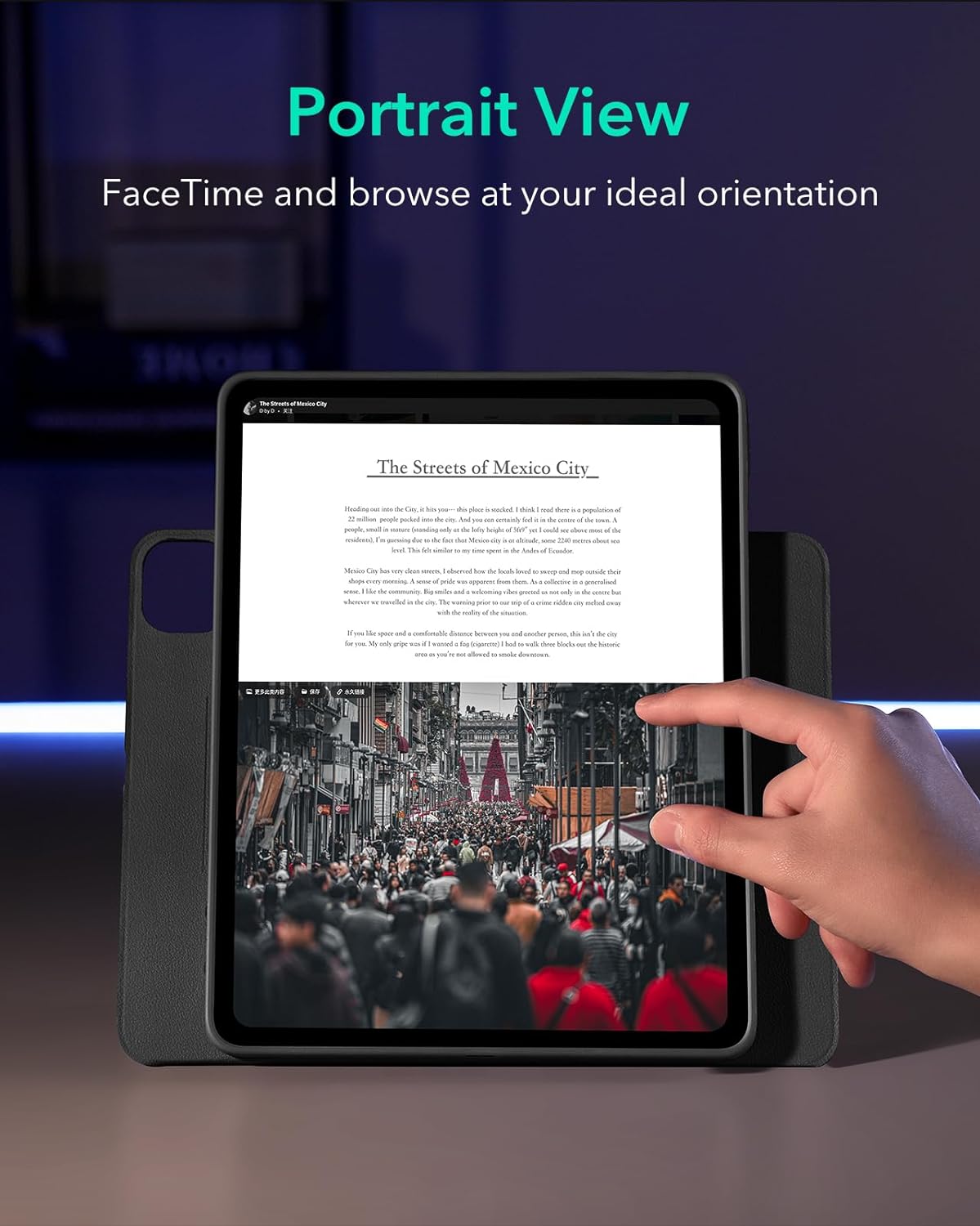 Funda Magnética para iPad Pro 13 " (7ª Gen, 2024), Giratoria, ESR